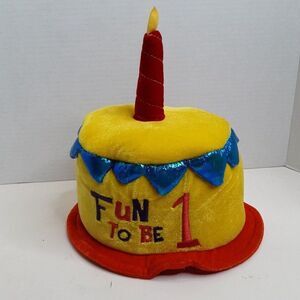 Fun To Be 1 Birthday Cake Children Hat